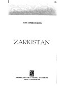 Portada de Zarkistán de Juan Viteri Durand